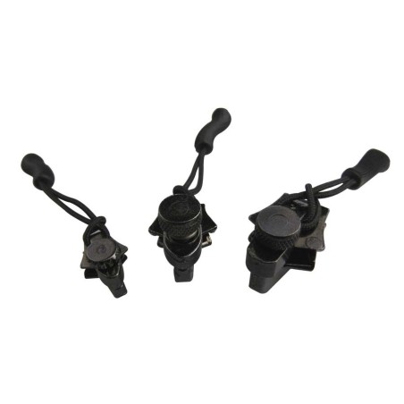 Užtrauktuko galvutė MUNKEES FixnZip Black 3-pack