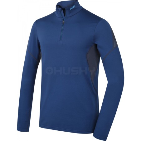 Vyriški termo marškiniai HUSKY LONG ZIP ACTIVE WINTER tamsiai mėlyna