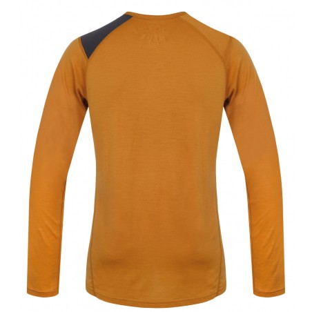 Vyr. termo marškiniai long HUSKY MERINO DOG 19 ruda/oranž.