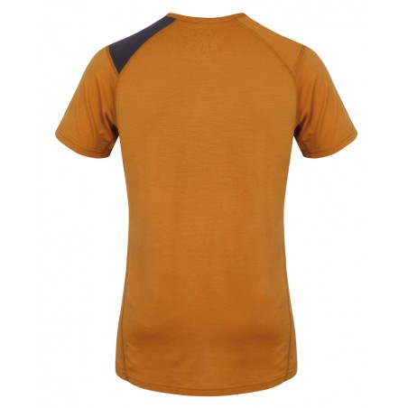 Vyr. termo marškiniai short HUSKY MERINO DOG 19 ruda/oranžinė