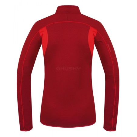 Moteriškas džemperis HUSKY TARR ZIP raudona