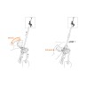 Nusileidimo įtaisas PETZL GRIGRII, Orange Nusileidimo įtaisas PETZL GRIGRII, Orange