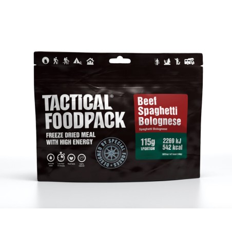 Tactical Foodpack jautiena su makaronais 115g