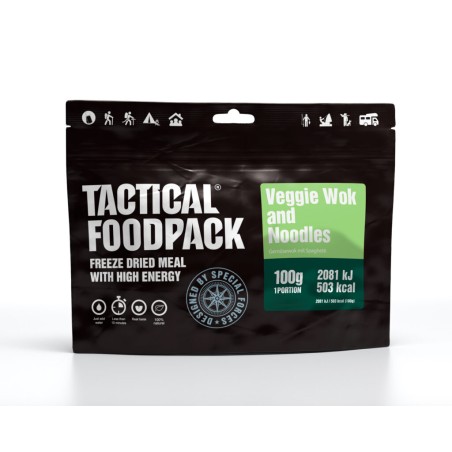 Tactical Foodpack  WOK daržovės ir makaronai 100g