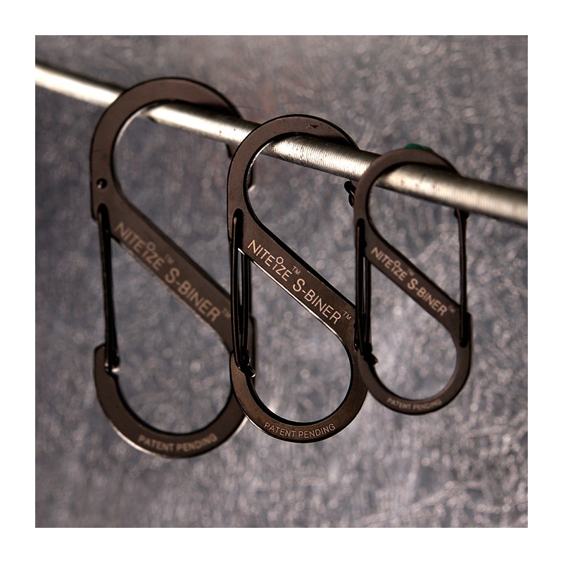 NITE-IZE karabinų kompl. SB2/SB3/SB4 (juoda)