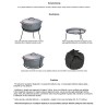 Turistinis virimo - kepimo ant laužo komplektas "Dutch Oven" Turistinis virimo - kepimo ant laužo komplektas "Dutch Oven"