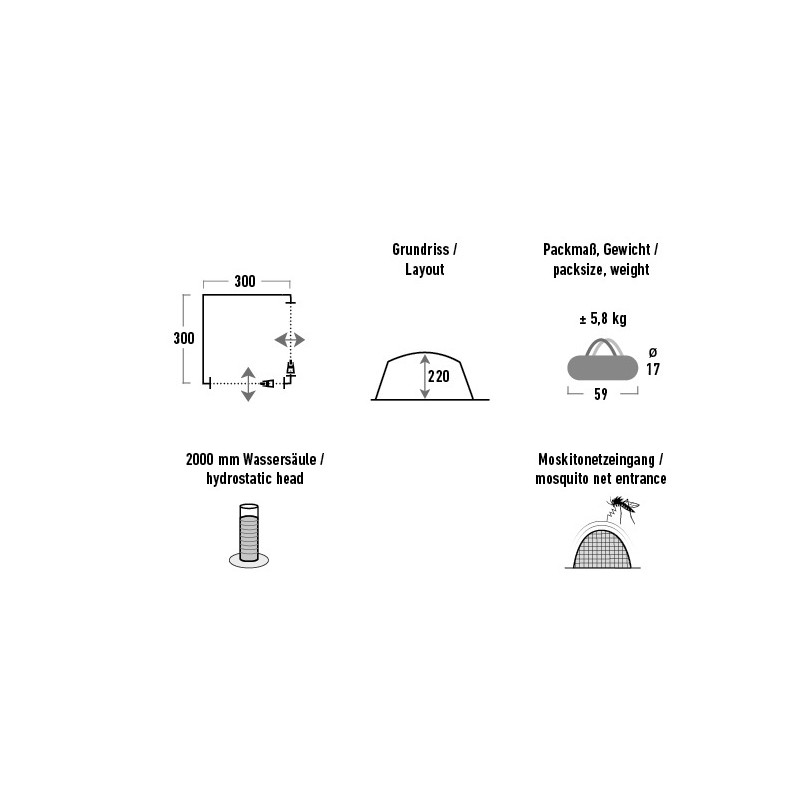 Pavėsinė  High Peak PAVILLON