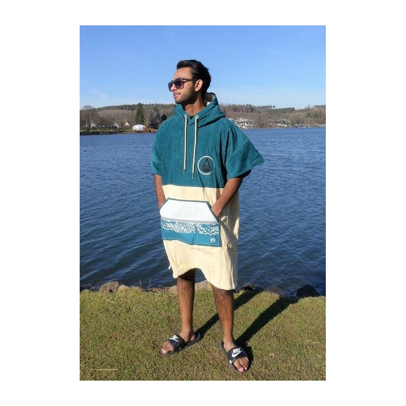 Pončas WAVE HAWAII Petrol, M