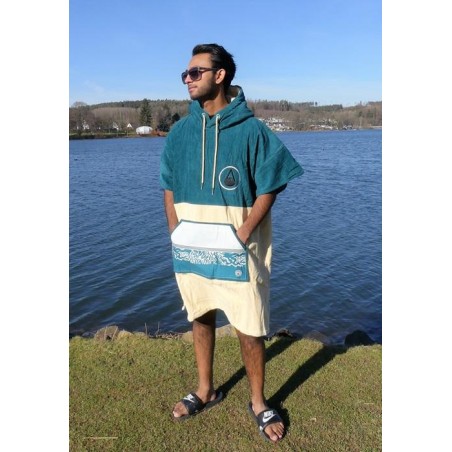 Pončas WAVE HAWAII Petrol, M